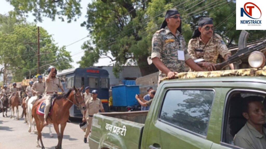 Dhar Bhojshala Controversy Madhya Pradesh High Court Bhojshala Security Arrangements | Bhojshala Controversy: High alert regarding Bhojshala, security increased by deployment of heavy police force. News Track in Hindi
