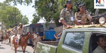 Dhar Bhojshala Controversy Madhya Pradesh High Court Bhojshala Security Arrangements | Bhojshala Controversy: High alert regarding Bhojshala, security increased by deployment of heavy police force. News Track in Hindi