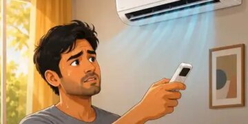 Does AC give maximum cooling only at 18 degrees Celsius? Standby mode also 'steals' electricity