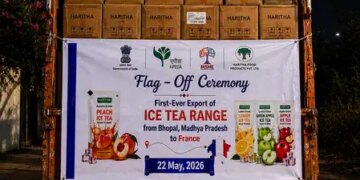 First consignment of flavored iced tea sent from Bhopal to Switzerland, Piyush Goyal said - MSMEs are making their mark on global standards.