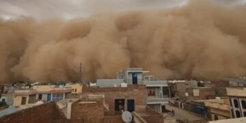 Great orgy of weather: Due to sand storm originating from Pakistan, there is darkness in 4 districts of Rajasthan during the day, 48 died due to storm and rain in UP-Bihar.