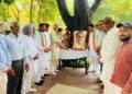 Haryana: Congress leaders met former Prime Minister Late. Tribute paid to Rajiv Gandhi