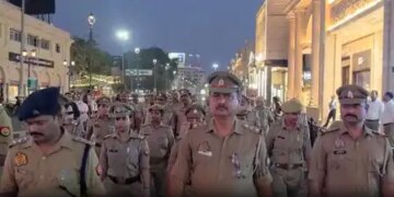 High alert regarding Eid-ul-Azha, police flag march in Delhi-UP and Maharashtra