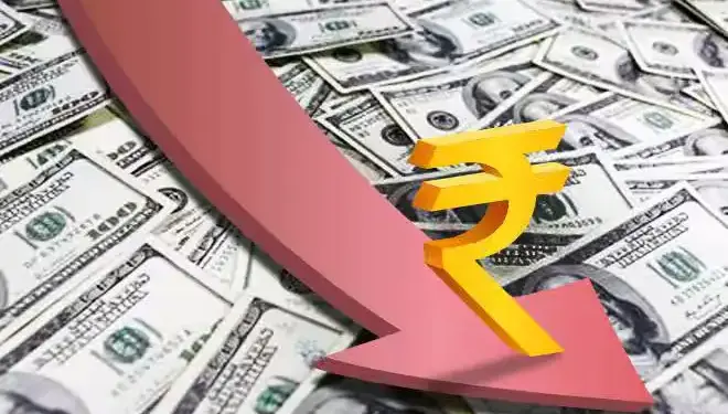 Historic fall in rupee! Reached 96.18 against dollar for the first time, Sensex also fell by 550 points