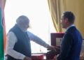 Honoring the legacy of Rabindranath Tagore, gifting 'copies of aphorisms' written by Tagore to PM Modi