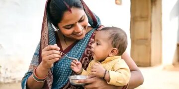 It is necessary to change the diet of children after 6 months of birth, increase the quantity according to age.