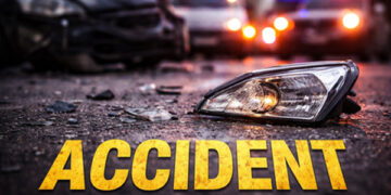 Jharkhand: Warranty arrested in Garhwa snatched the steering of police van, five policemen injured in the accident