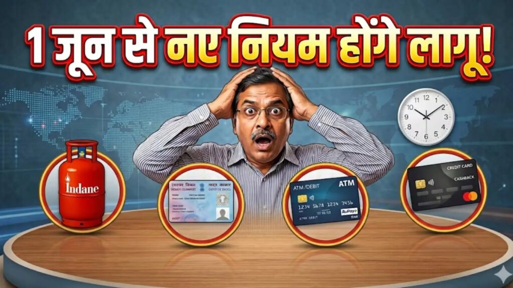 June 2026 New Rules: Rules from banking to gas cylinder are going to change from June 1, know what will be the effect on your pocket.