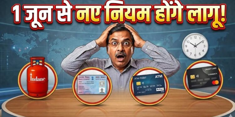 June 2026 New Rules: Rules from banking to gas cylinder are going to change from June 1, know what will be the effect on your pocket.