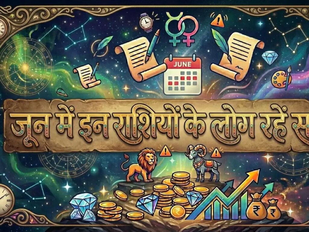 June Horoscope 2026: These zodiac signs will have to be cautious in June, problems may increase in career, health and money matters.