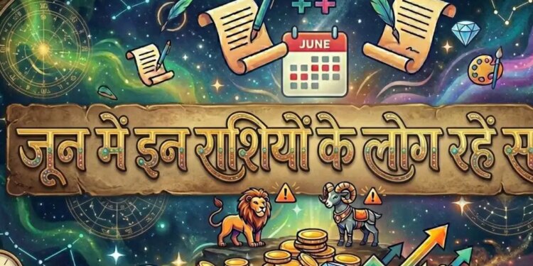 June Horoscope 2026: These zodiac signs will have to be cautious in June, problems may increase in career, health and money matters.