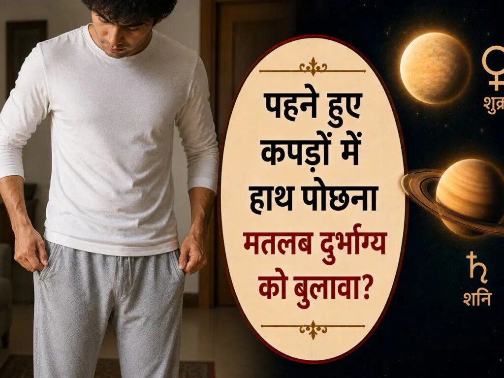 Jyotish Tips: Wiping hands while wearing clothes may prove costly! These problems may increase due to weak Venus and Saturn