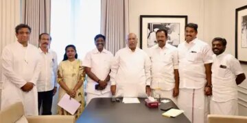 कांग्रेस विधायकों से मुलाकात के बाद खड़गे बोले- तमिलनाडु ने बदलाव के लिए किया मतदान