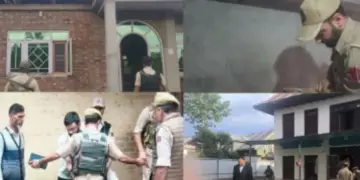 Major action by police in Sopore, raids at more than 15 places in case related to banned organization