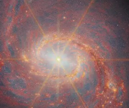 NASA shows three amazing pictures of Galaxy M-77, glimpse of 'diffraction spikes' seen