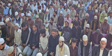 Namaz offered in mosques on Bakrid in Jammu and Kashmir