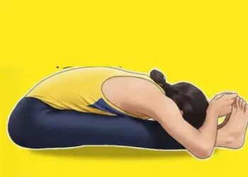 Paschimottanasana relaxes the nervous system by activating the core, practice like this