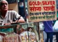 Pressure on gold trading in Mumbai's Zaveri Bazaar, daily trade halved.