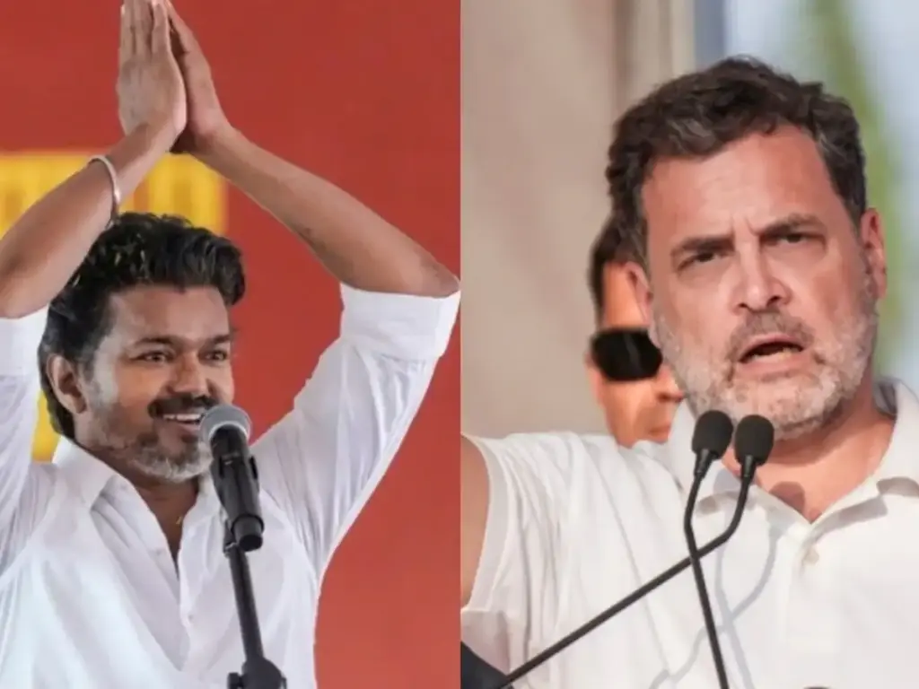 Rahul Gandhi's 'hand' in Tamil Nadu With victory, Congress announces support to TVK