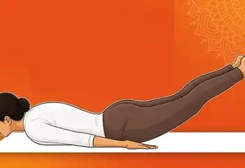Relief from weak core muscles, poor digestion and constipation, Ministry of AYUSH explains the benefits of 'Shalabhasana'