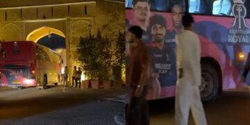 Royal dinner of Rajasthan Royals at City Palace: Riyan Parag and Bishnoi tasted Rajasthani taste, Vaibhav Suryavanshi met the girl before boarding the bus.