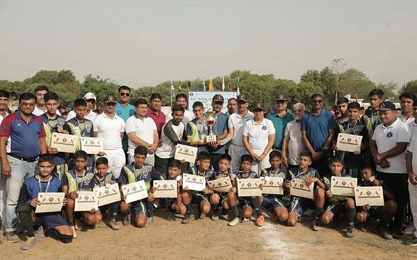 Sainik School Chittorgarh Champion in All India IPSC Football Tournament