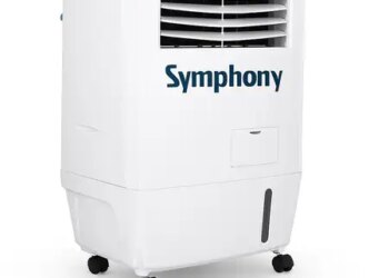 Shares of air cooler maker Symphony hit 15-month low after fourth quarter loss.