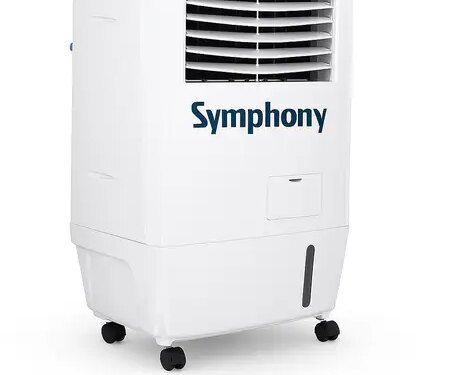 Shares of air cooler maker Symphony hit 15-month low after fourth quarter loss.