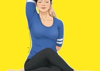 Stiff shoulders, back-hip pain, or bad posture are linked to asthma, Gomukhasana will improve your health.