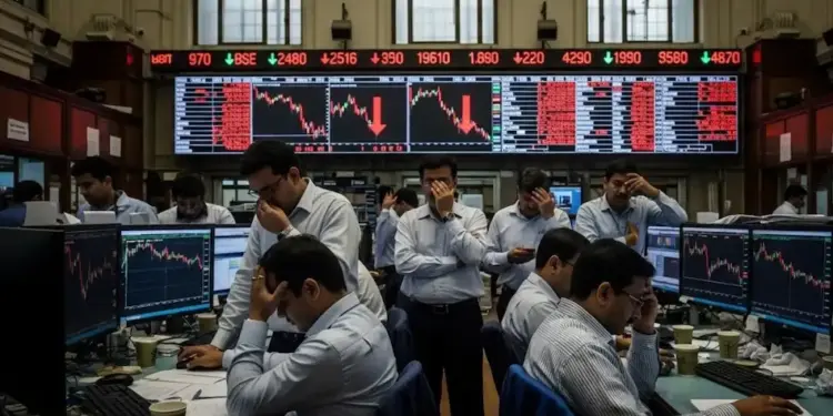 Stock Market Opening: Outcry in the market on the first day of the week! Sensex fell 800 points and Nifty slipped below 23,400.