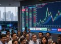 Stock market rose for the third consecutive day, Sensex rose by 367 points and Nifty by 128 points, investors' wealth increased by Rs 80828 crore.