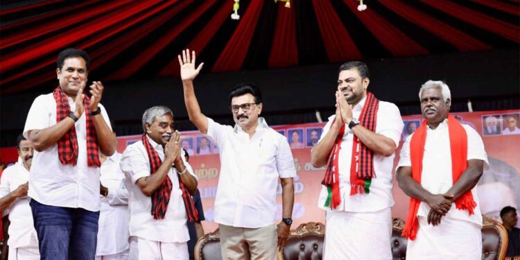Survey: DMK government may return to Tamil Nadu, expected to get 180+ seats, opposition far behind