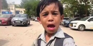 The anger of the child going to school in 42 degrees went viral on social media, he said - 'If I become PM then...'