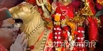 The court of Maa Purnagiri is decorated on the high peaks of Devbhoomi, all troubles go away just by darshan.