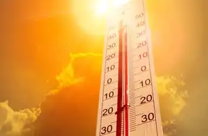 The highest temperature of this season was recorded in Chityala, Andhra Pradesh.