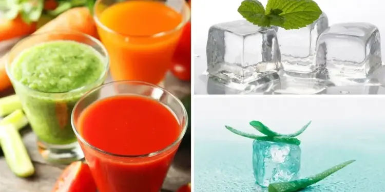 These 5 ice cubes will give coolness and glow to the skin in summer, the face will look blooming like a rose.