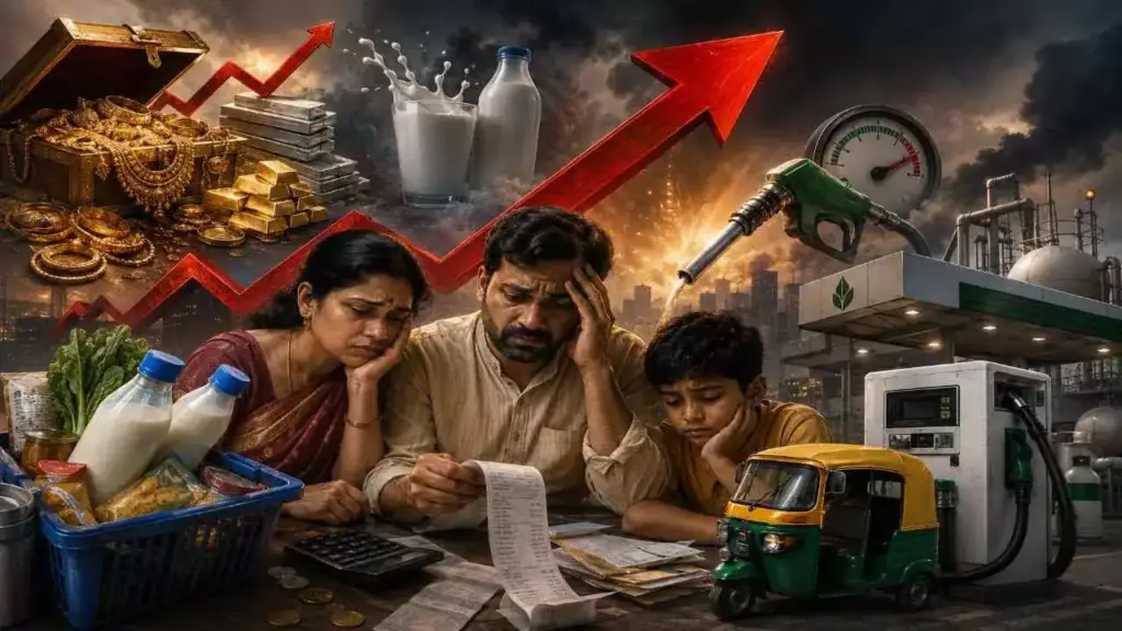 Triple attack of inflation: After gold and silver, milk and CNG increased the budget of the common man, increased the burden on the pocket.