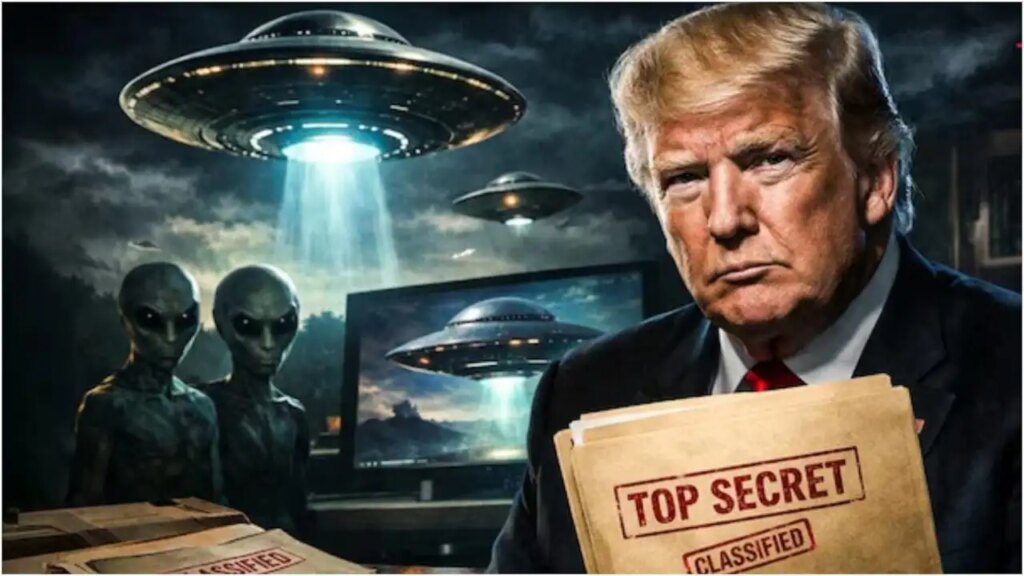 UFO Files Release: Trump administration released new documents, American officials panicked due to strange object seen in the sky