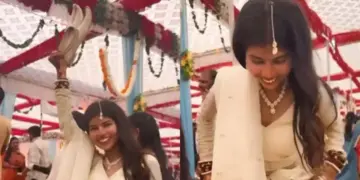 Unique arrangement of shoe theft ritual at wedding goes viral, girl's idea wins hearts of social media