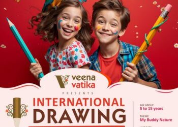 Veena Vatika 3rd Online International Drawing Contest 2026 launched, children will get global art platform