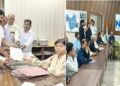 Villagers protested against the proposed boring in the school premises in village Sodawas, expressed concern over falling groundwater level.