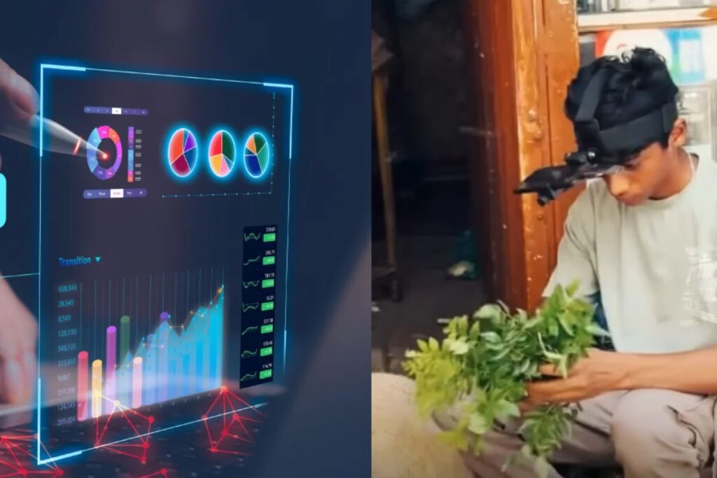 Viral video of Bengaluru: Vegetable seller doing AI data collection work