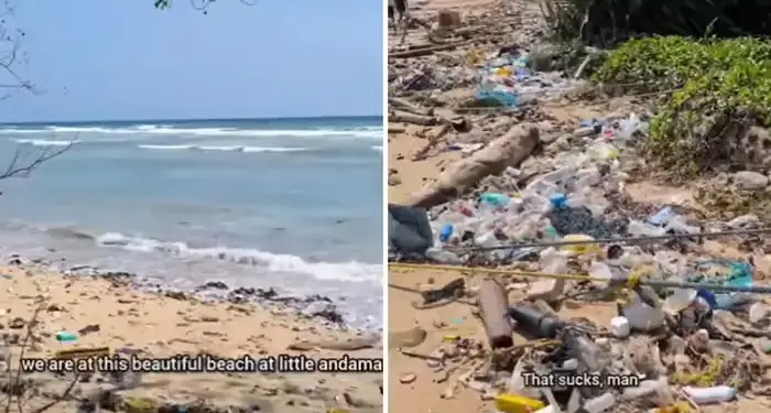 'We are destroying our own world...' People's anger erupted after seeing the pile of filth on the beach of Andaman