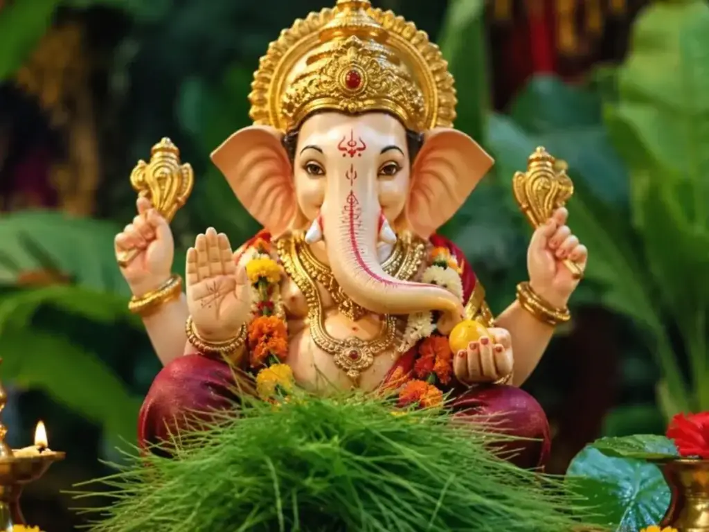 Why is Durva dear to Ganpati Bappa? Mythology of demon Analasur and its religious significance
