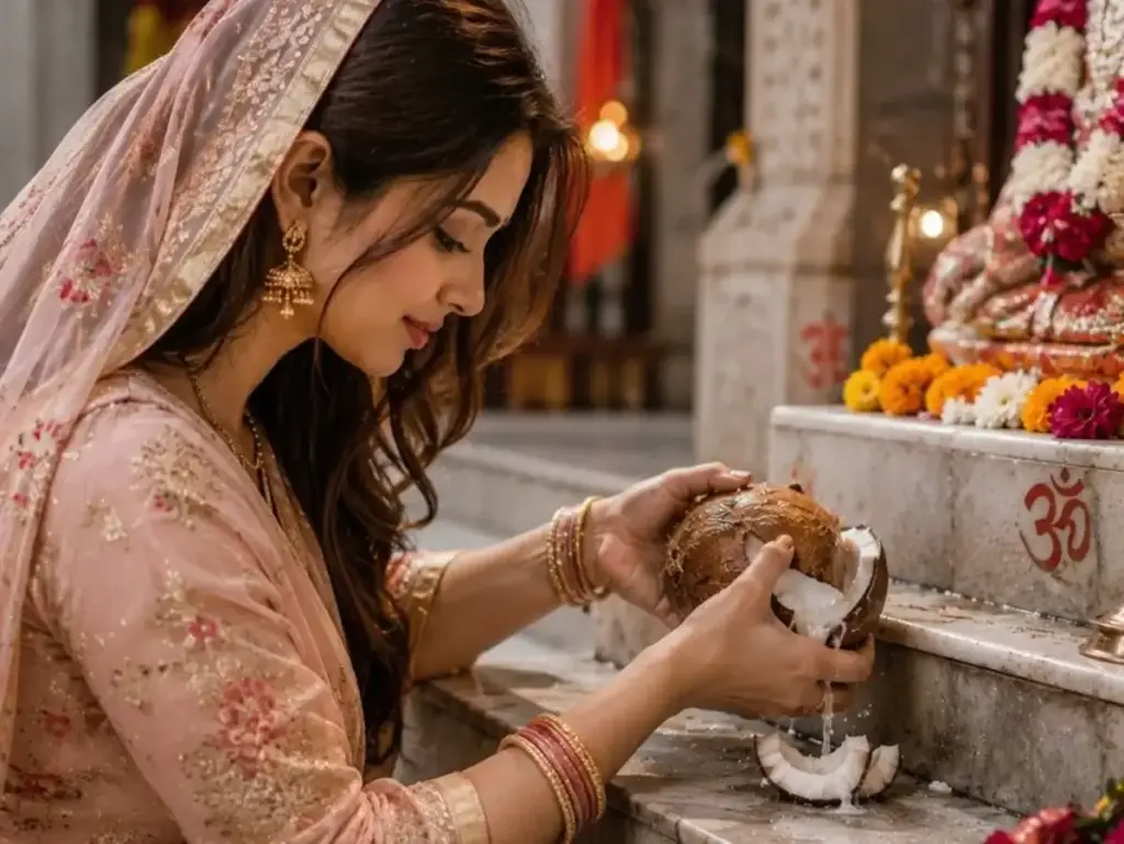 Why is coconut broken before auspicious works? Know the religious belief and importance behind it