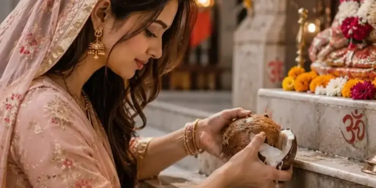 Why is coconut broken before auspicious works? Know the religious belief and importance behind it