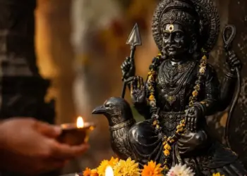 Why is worship not done standing right in front of the idol of Shani Dev? Know religious belief and correct method