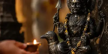 Why is worship not done standing right in front of the idol of Shani Dev? Know religious belief and correct method