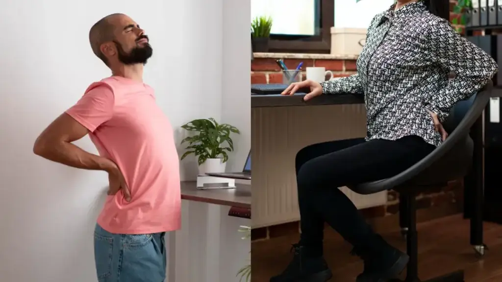 Wrong habits of sitting and standing are increasing the problem of back pain, experts told easy ways to prevent it.