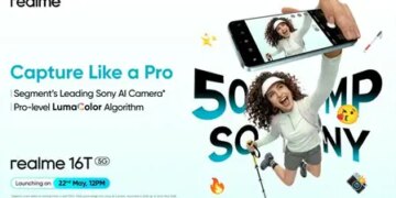 realme 16T 5G introduces segment-leading 50MP Sony AI camera for content creators in India